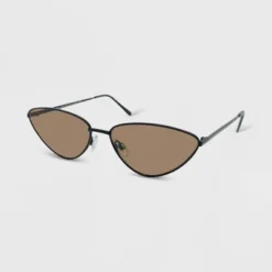 Metal Cateye Sunglasses - Wild Fable™ Black