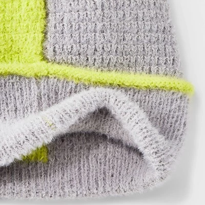 Colorblock Beanie - Wild Fable™ Gray 3 Colorblock Beanie - Wild Fable™ Gray - Image 3